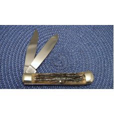 Bulldog Brand Solingen Germany Bone Tennessee Walking Horse Trapper Knife Bulldog Brand Solingen Germany Bone Tennessee Walking Horse Trapper Knife