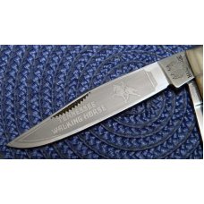 Bulldog Brand Solingen Germany Bone Tennessee Walking Horse Trapper Knife Bulldog Brand Solingen Germany Bone Tennessee Walking Horse Trapper Knife