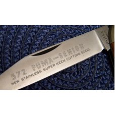 Puma Germany Stainless Wood 572 Senior Stockman Knife c.1972 - NIB Puma Germany Stainless Wood 572 Senior Stockman Knife c.1972 - NIB