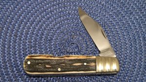 Venture H.M. Slater Sheffield Genuine Stag 1 Blade Folding Knife