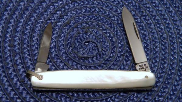 Case XX Stainless USA 7 Dot (1973) Pearl 82053R Pen Knife Case XX Stainless USA 7 Dot (1973) Pearl 82053R Pen Knife