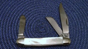 Case XX USA 6 Dot (1974) Pearl 6347 HP Customized Stockman Knife 