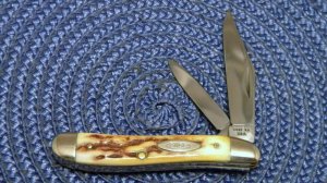 Case XX  USA 1965-69 Stag 5220 Peanut Knife