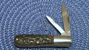 Schmidt & Ziegler German Bull Solingen Germany 550 Bone Baby Barlow Knife