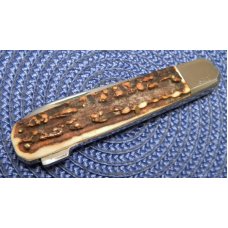 Parker Frost Stainless Solingen Germany Stag Lockback Knife