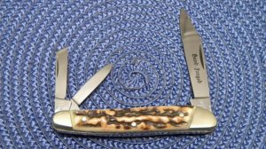 JA Henkels Germany Hand Forged Stag 1928 Whittler Knife