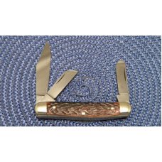 Boker Solingen Germany Tree Brand Classic Bone 7588 Stockman Knife