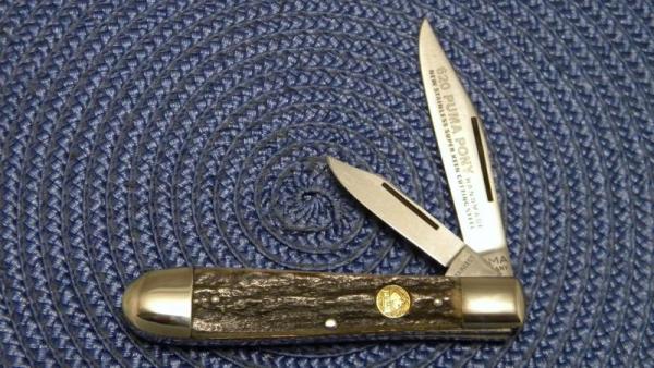 Puma Germany Stainless Stag 620 Pony Folding Jack Knife c.1972 Puma Germany Stainless Stag 620 Pony Folding Jack Knife c.1972