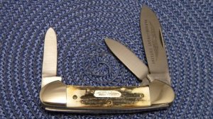 Parker Frost Cutlery Rodgers Wostenholm England Stag Canoe Knife