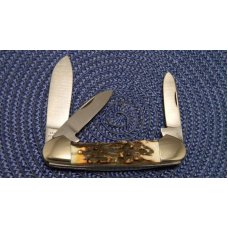Parker Frost Cutlery Rodgers Wostenholm England Stag Canoe Knife