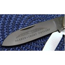 Parker Frost Cutlery Rodgers Wostenholm England Stag Canoe Knife
