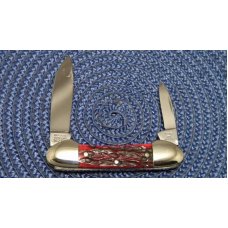 Bertram Cutlery Hen & Rooster Solingen Germany 102 BS Red Bone Mini Canoe Knife Bertram Cutlery Hen & Rooster Solingen Germany 102 BS Red Bone Mini Canoe Knife