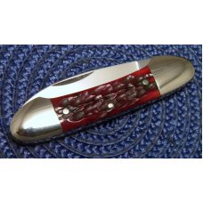 Bertram Cutlery Hen & Rooster Solingen Germany 102 BS Red Bone Mini Canoe Knife Bertram Cutlery Hen & Rooster Solingen Germany 102 BS Red Bone Mini Canoe Knife