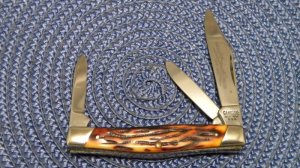Camillus New York USA Sword Brand #73 Delrin Stockman Knife