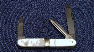 Booth Bros. Celebrated Rostfrei Solingen Germany Pearl Stockman Knife
