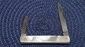 E. Schlechter & SOHN Solingen Pearl 2 Blade Pen Knife 