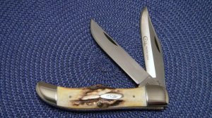 Case XX Stainless USA 4 Dot (1976) Stag 5265 SAB SSP Razor Edge Folding Hunter Knife