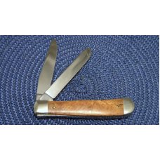 Case XX SS USA 1 Dot (1989) Curly Maple 7254 SS Trapper Knife Case XX SS USA 1 Dot (1989) Curly Maple 7254 SS Trapper Knife
