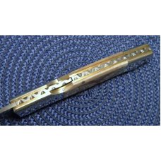 Frost Cutlery Excelsior Grade 1980 Surgical Steel Japan Scrimshawed Bone Lockback Knife Frost Cutlery Excelsior Grade 1980 Surgical Steel Japan Scrimshawed Bone Lockback Knife