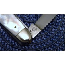 Booth Bros. Celebrated Rostfrei Solingen Germany Pearl Stockman Knife Booth Bros. Celebrated Rostfrei Solingen Germany Pearl Stockman Knife