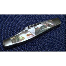 Sargent USA Old Sarge Pearl & Abalone Pearl Stockman Knife Sargent USA Old Sarge Pearl & Abalone Pearl Stockman Knife