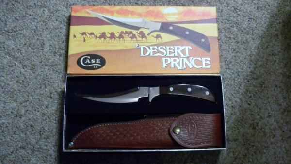 Case XX SS USA 9 Dot (1981) Wood Desert Prince Fixed Blade Sheath Knife - NIB Case XX SS USA 9 Dot (1981) Wood Desert Prince Fixed Blade Sheath Knife - NIB