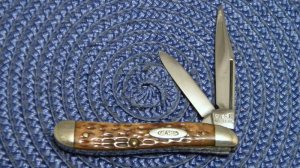 Case Tested XX 1920-1940 Green Bone 6220 LP Long Pull Peanut Knife