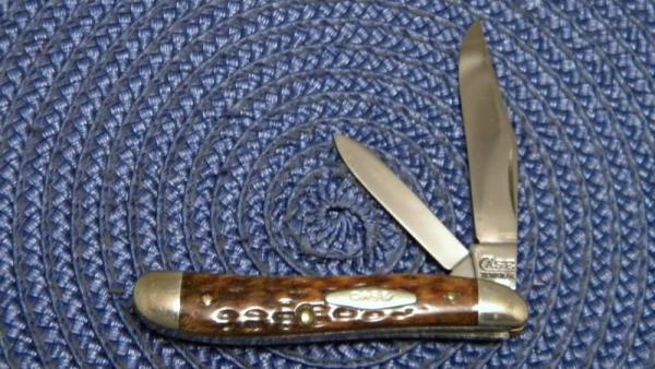 Case Tested XX 1920-1940 Green Bone 6220 Long Pull Peanut Knife Case Tested XX 1920-1940 Green Bone 6220 Long Pull Peanut Knife