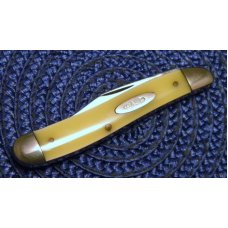 Case Tested XX 1920-1940 Yellow Composition 3220 Peanut Knife Case Tested XX 1920-1940 Yellow Composition 3220 Peanut Knife