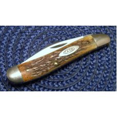 Case XX USA 1965-69 Stag 5220 Peanut Knife Case XX USA 1965-69 Stag 5220 Peanut Knife