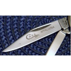 Case XX USA 2 Dot (1978) Appaloosa Bone A6220 Peanut Knife Case XX USA 2 Dot (1978) Appaloosa Bone A6220 Peanut Knife