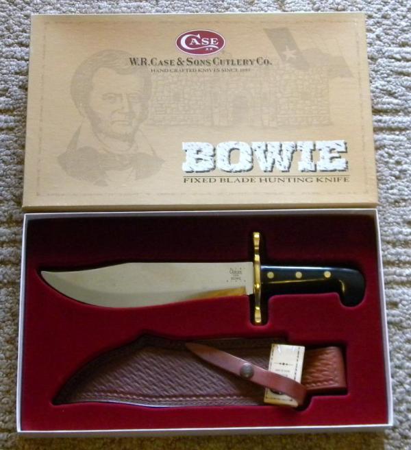 Case XX USA 2001 Black Bowie Fixed Blade Sheath Knife - NIB Case XX USA 2001 Black Bowie Fixed Blade Sheath Knife - NIB