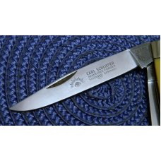Carl Schlieper Solingen Germany German Eye 20Y Yellow Trapper Knife
