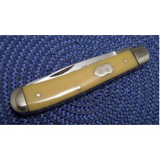Carl Schlieper Solingen Germany German Eye 20Y Yellow Trapper Knife