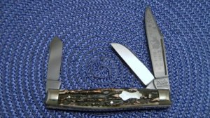 Bulldog Brand Solingen Germany Stag 1st Generation Stockman Knife