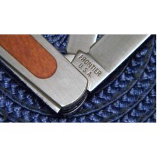 Frontier USA Imperial Stainless P-111 Wood 3 Blade Knife Frontier USA Imperial Stainless P-111 Wood 3 Blade Knife