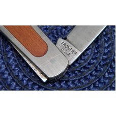 Frontier USA Imperial Stainless P-I Wood Lockback Knife Frontier USA Imperial Stainless P-I Wood Lockback Knife