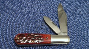 Old Cutler USA (Colonial) Red Bone Barlow Knife