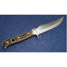 Puma Germany Stag 6393 Puma Skinner Fixed Blade Sheath Knife c.1977 Puma Germany Stag 6393 Puma Skinner Fixed Blade Sheath Knife c.1977