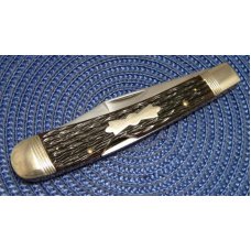 Winchester Trademark USA 1988 Bone 1950 Banana Lockback Knife Winchester Trademark USA 1988 Bone 1950 Banana Lockback Knife