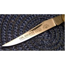 Carl Schlieper Solingen Germany German Eye Yellow Tiny Toothpick Knife - NIB Carl Schlieper Solingen Germany German Eye Yellow Tiny Toothpick Knife - NIB