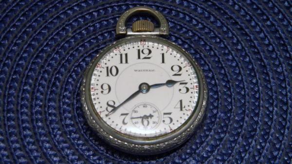 Vintage Waltham Crescent Street 21 Jewels Size 16 Pocket Watch c.1904 Runs Good