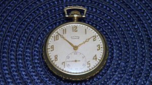 Vintage Illinois Master 19 Jewels Size 10 Pocket Watch c.1923 Runs Good