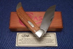 Case Classic 1993 Bois d'Arc Wood BD1072 Clasp Knife - NIB