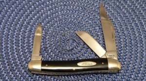 Case XX  USA 1965-69 Slick Black 23087 HE Stockman Knife