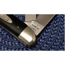 Case XX USA 1965-69 Slick Black 23087 HE Stockman Knife Case XX USA 1965-69 Slick Black 23087 HE Stockman Knife