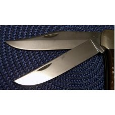 Case XX USA 1965-69 Laminated Wood 6265 SAB XX Frame Folding Hunter Knife