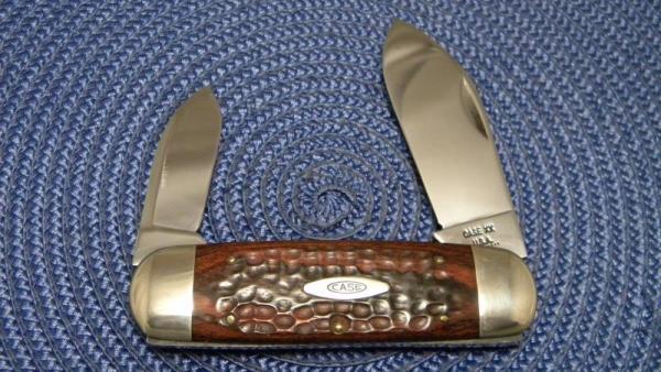 Case XX USA 9 Dot (1971) Laminated Wood 6250 Elephant Toe Knife