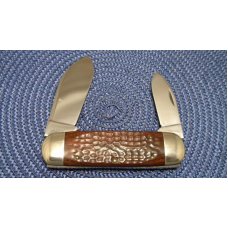 Case XX USA 9 Dot (1971) Laminated Wood 6250 Elephant Toe Knife