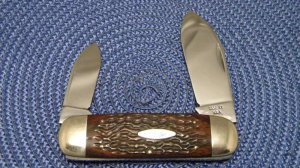 Case XX USA 8 Dot (1972) Laminated Wood 6250 Elephant Toe Knife